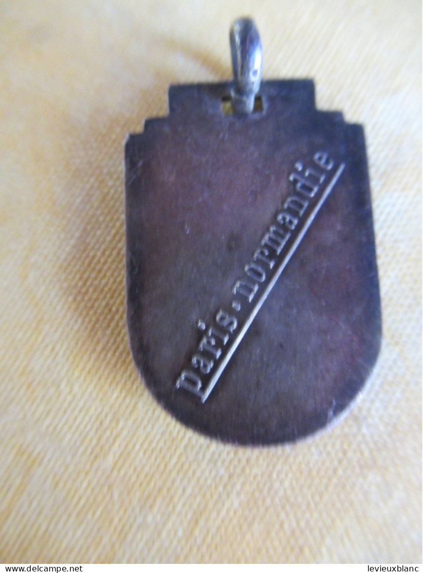 Petite Médaille De Sport/ Paris - Normandie/ Bronze Nickelé / Avec Profil D'homme Type "Cérés"/vers 1950-1960    SPO451 - Andere & Zonder Classificatie