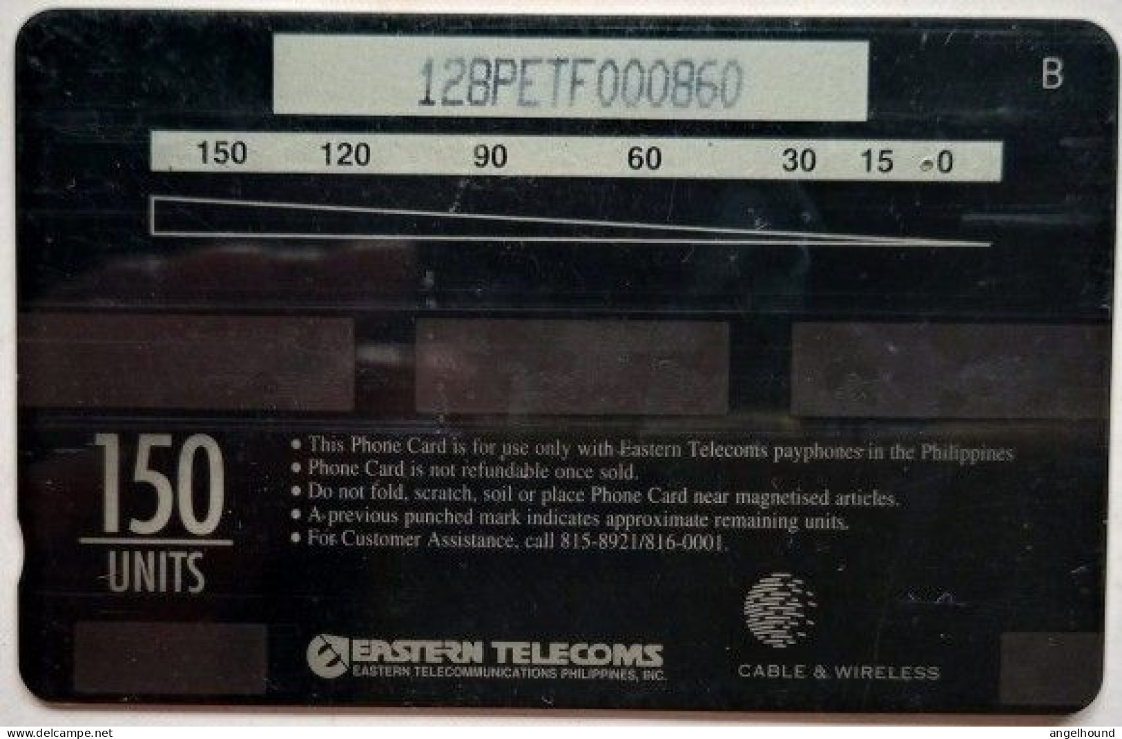 Philippines Eastern Telecoms P150  128PETF "  Kubing " - Philippinen