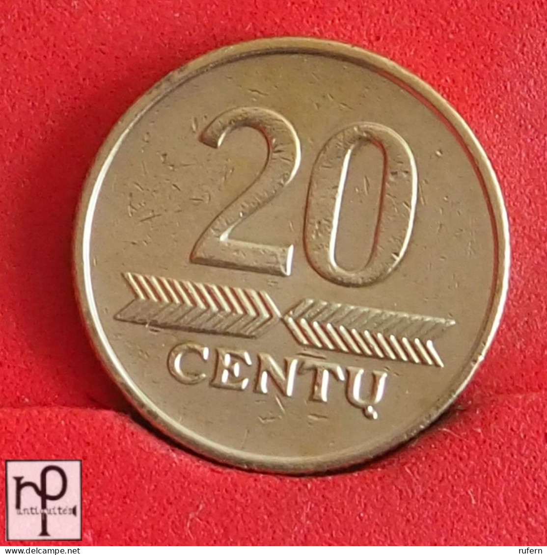 LITHUANIA 20 CENTU 1997 -    KM# 107 - (Nº55179) - Lituania