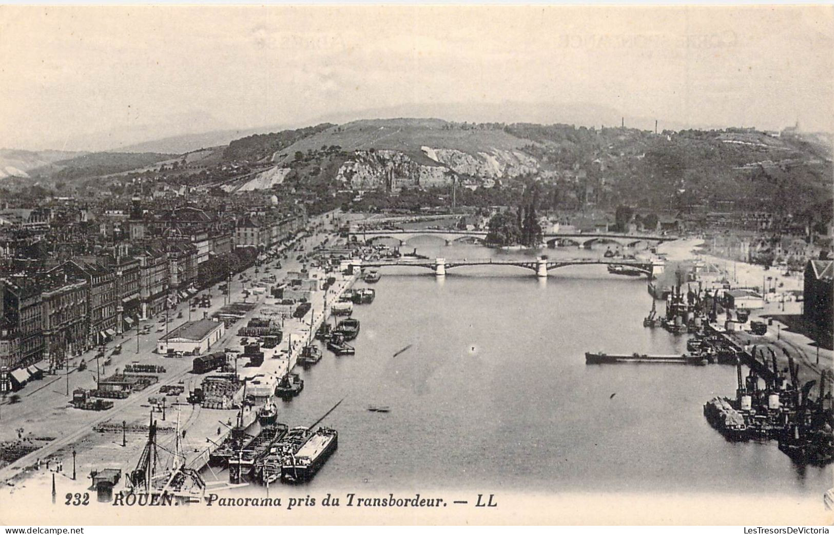 FRANCE - 76 - ROUEN - Panorama Pris Du Transbordeur - LL - Carte Postale Ancienne - Rouen