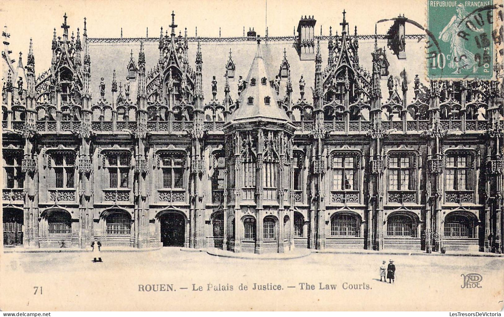 FRANCE - 76 - ROUEN - Le Palais De Justice - Carte Postale Ancienne - Rouen