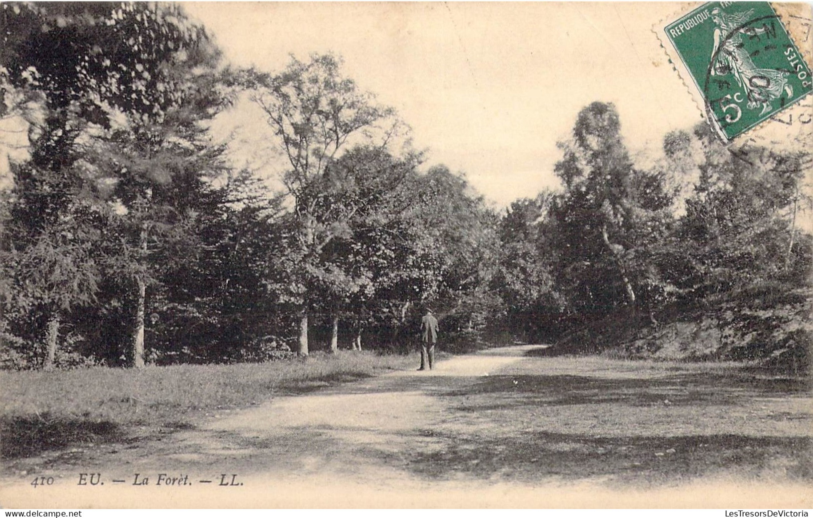 FRANCE - 76 - EU - La Forêt - LL - Carte Postale Ancienne - Eu