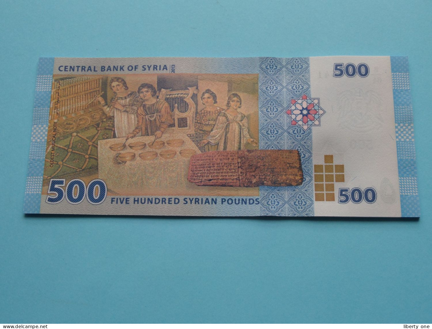 500 ( Five Hundred ) Syrian Pounds > 2013 > Central Bank Of Syria ( For Grade, Please See Photo ) UNC ! - Syrië