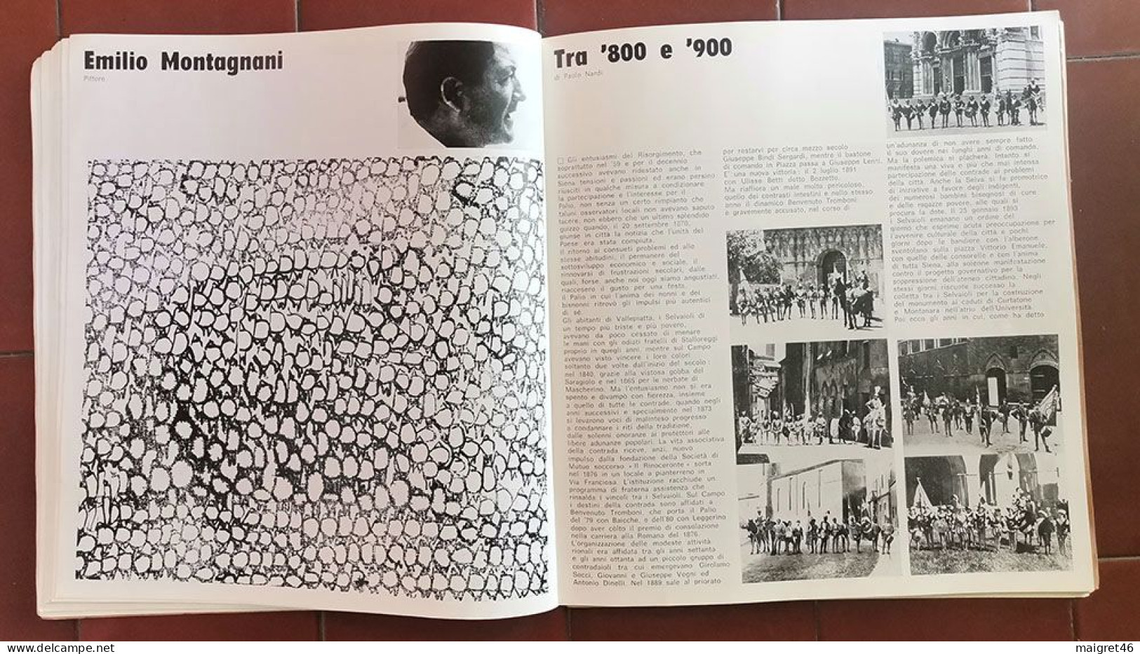 LIBRO DIESIRA PRIMA SELVALTA IN CAMPO CONTRADA DELLA SELVA VITTORIA 16 AGOSTO 1970 PALIO SIENA TIPOGRAFIA PERICCIOLI