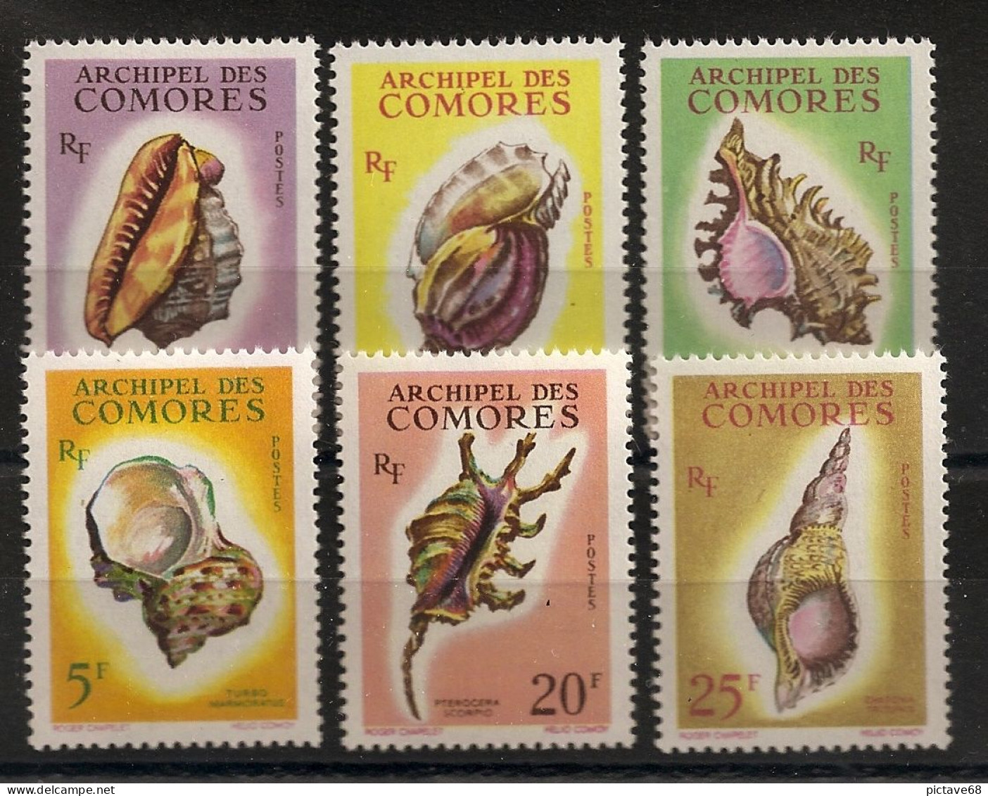 ARCHIPEL DES COMORES / SERIE N° 19 à 24 NEUF ** Et * - Comores (1975-...)