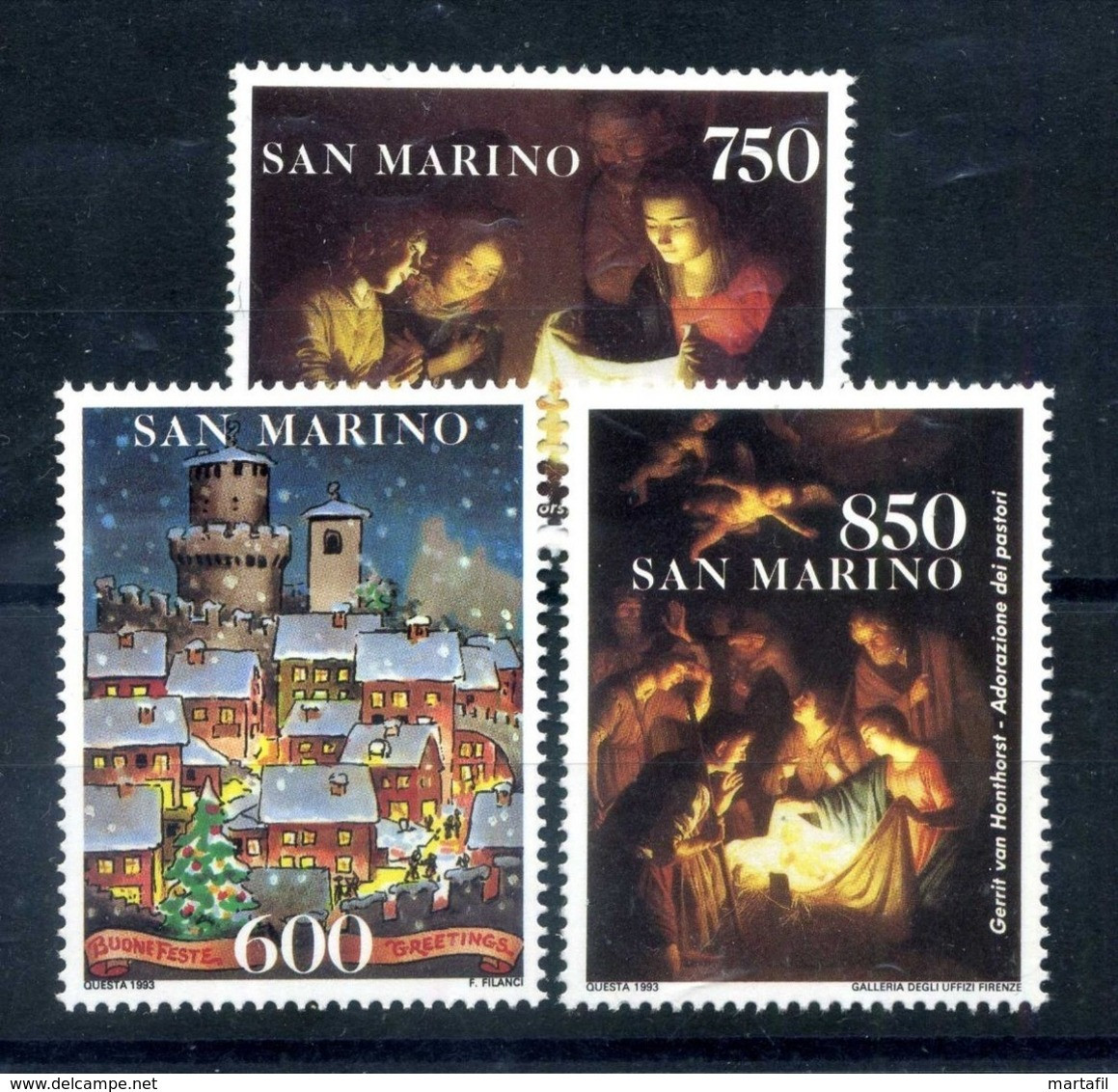 1993 SAN MARINO SET MNH ** - Neufs