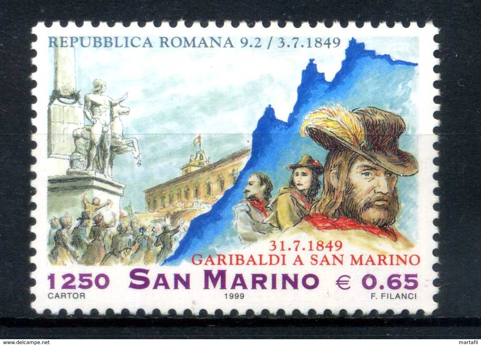 1999 SAN MARINO SET MNH ** - Neufs