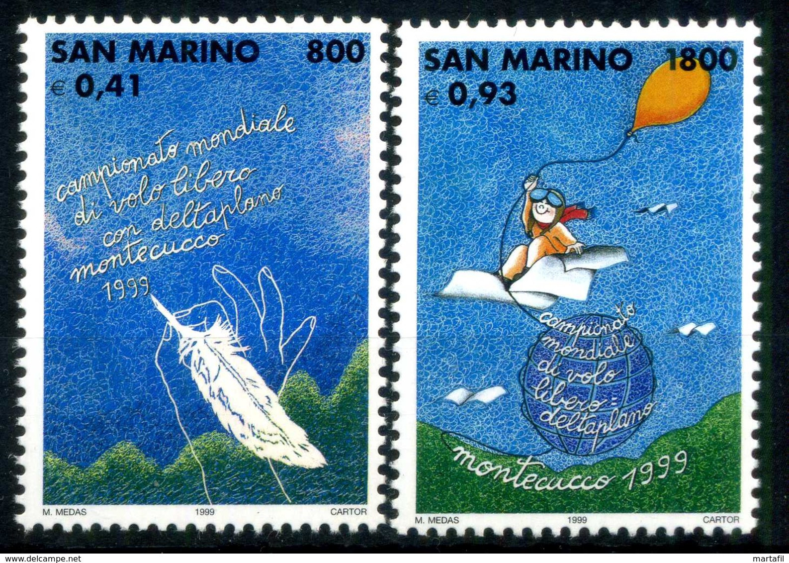 1999 SAN MARINO SET MNH ** - Unused Stamps