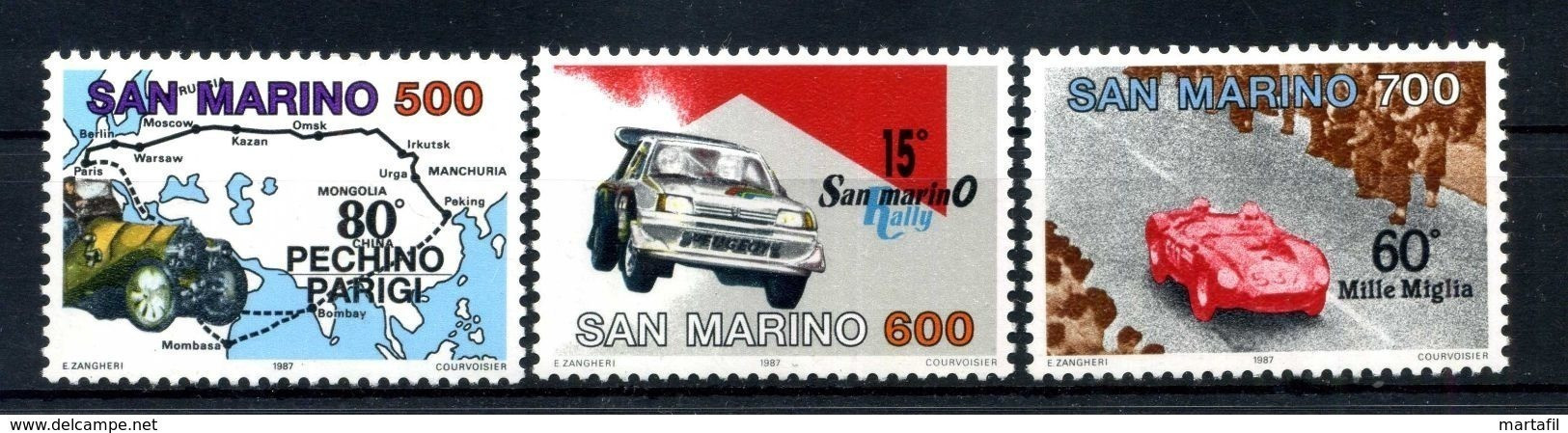 1987 SAN MARINO SET MNH ** - Nuevos