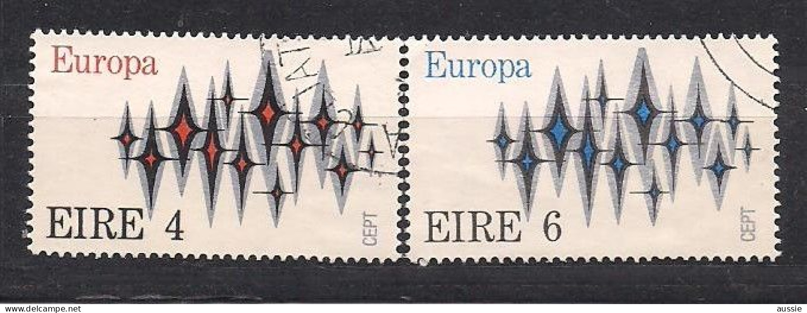 Cept 1972 Ierland Irlande Yvertnr. 278-79 (°) Oblitéré Cote 7 € - 1972