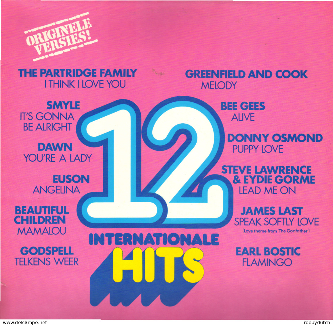 * LP *  12 INTERNATIONALE HITS - BEE GEES / GREENFIELD & COOK / SMYLE / DAWN / EUSON A.o. - Hit-Compilations