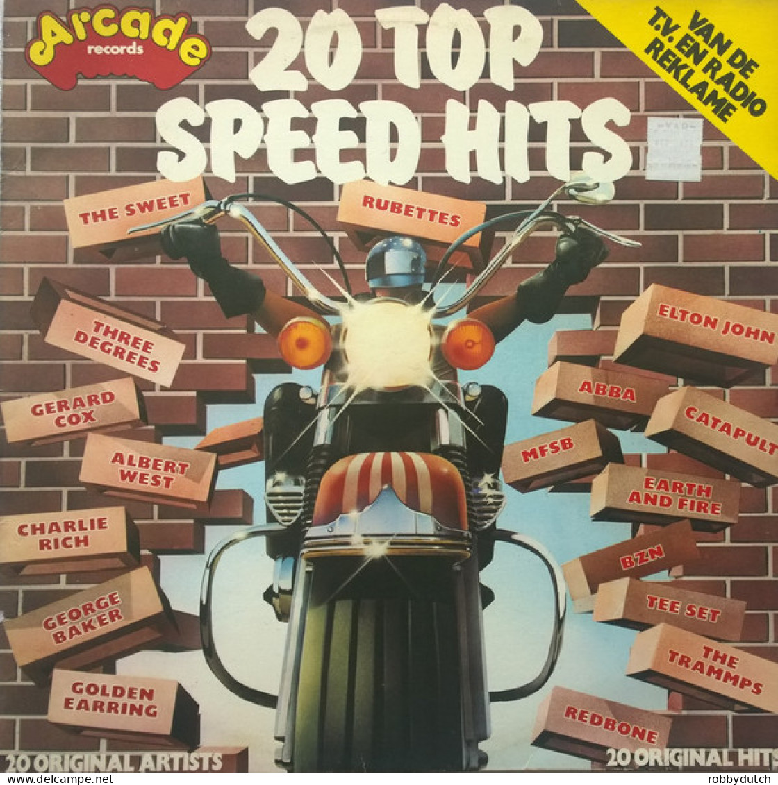 * LP *  20 TOP SPEED HITS - REDBONE / ABBA / TEE-SET / BOJOURA / SWEET / ELTON JOHN A.o. - Compilaties