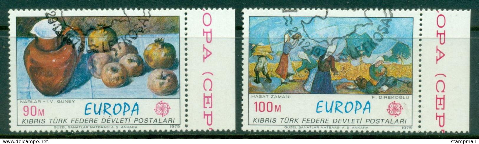 Cyprus Turkish 1975 Europa CTO - Oblitérés