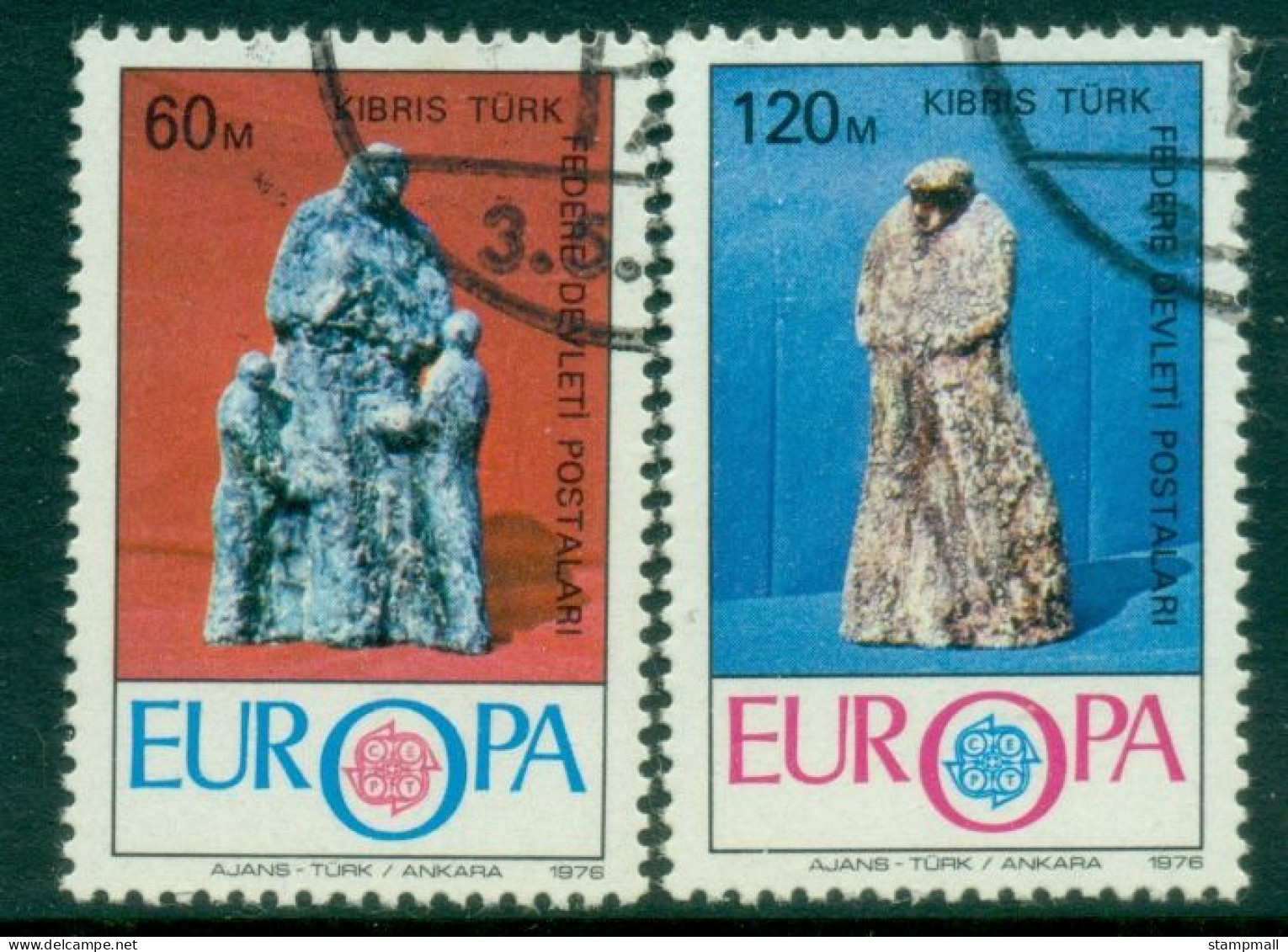 Cyprus Turkish 1976 Europa CTO - Used Stamps