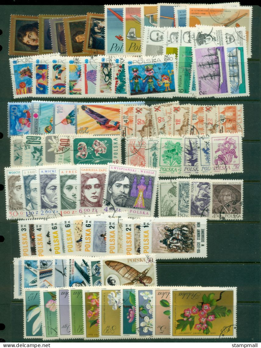 Poland 1960's On Assortment, Sets, Singles, Most CTO 5 Scans - Collections