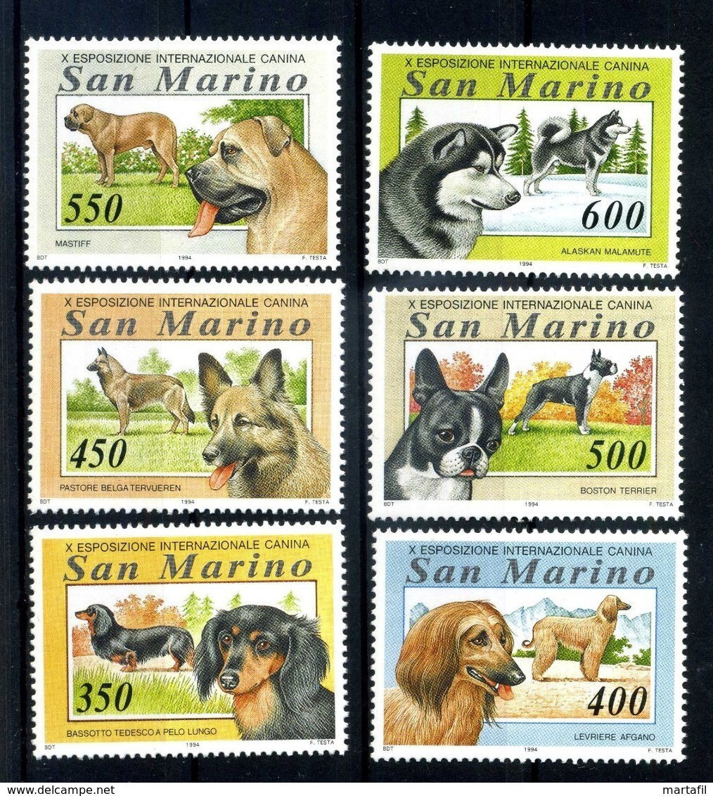 1994 SAN MARINO SET MNH** - Unused Stamps