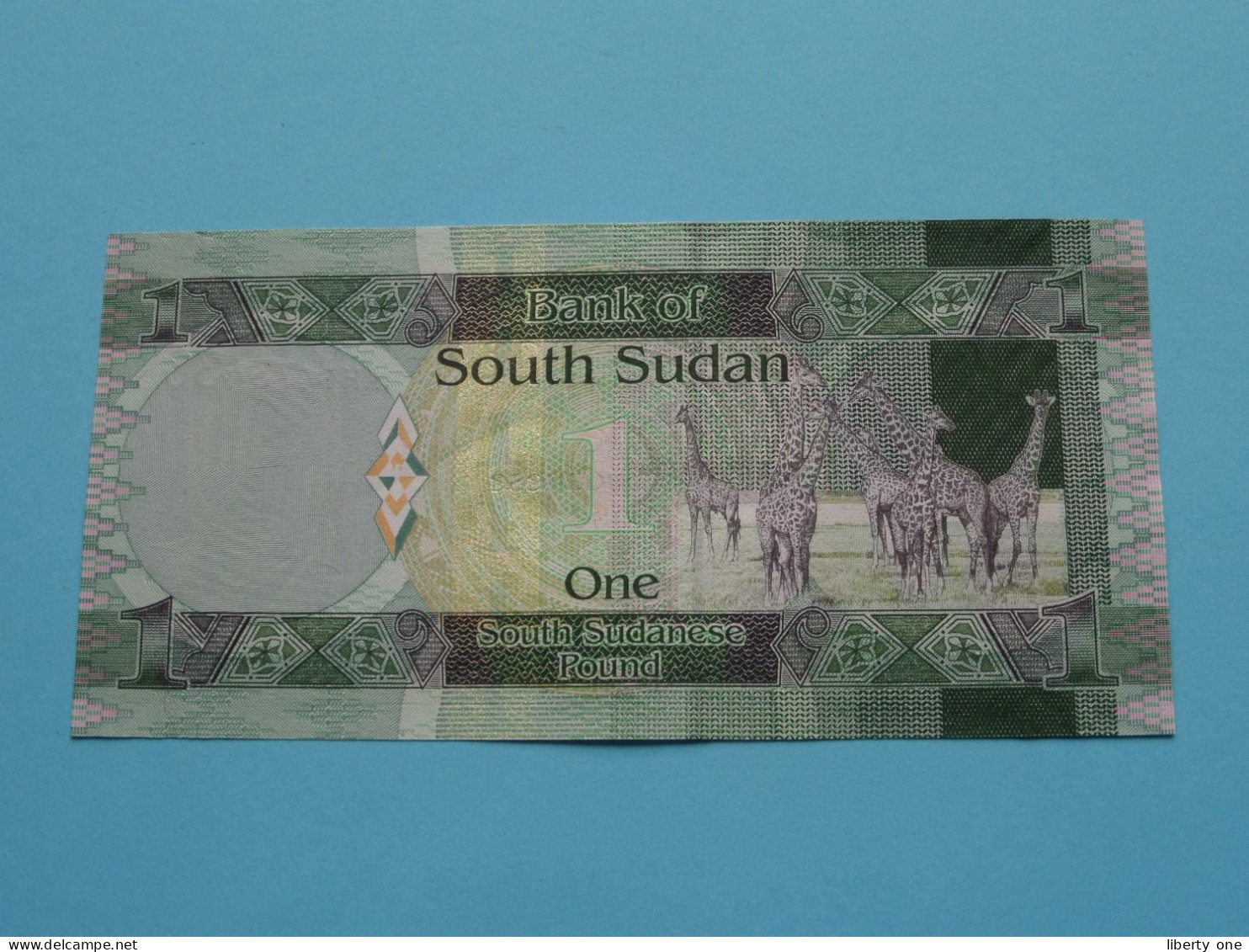 1 One Pound ( AH6473430 ) Bank Of SOUTH SUDAN ( For Grade, Please See Photo ) UNC ! - Soudan