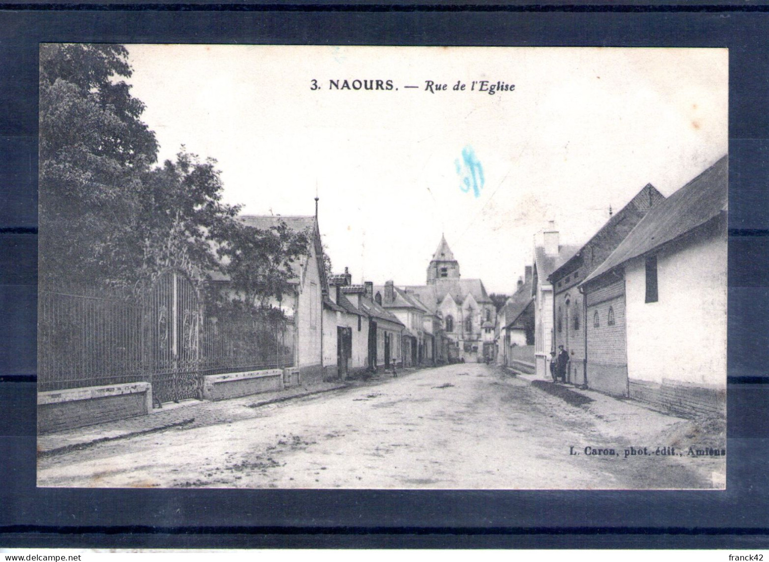 80. Naours. Rue De L'église - Naours