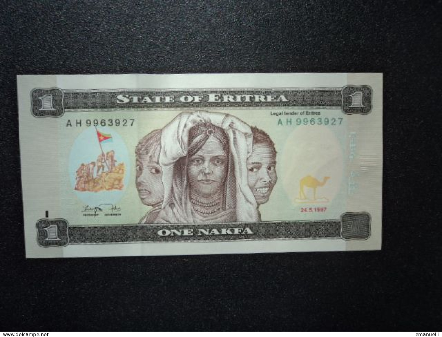 ÉRYTHRÉE * : 1 DOLLAR  24.5.1997    P 1     NEUF * - Eritrea