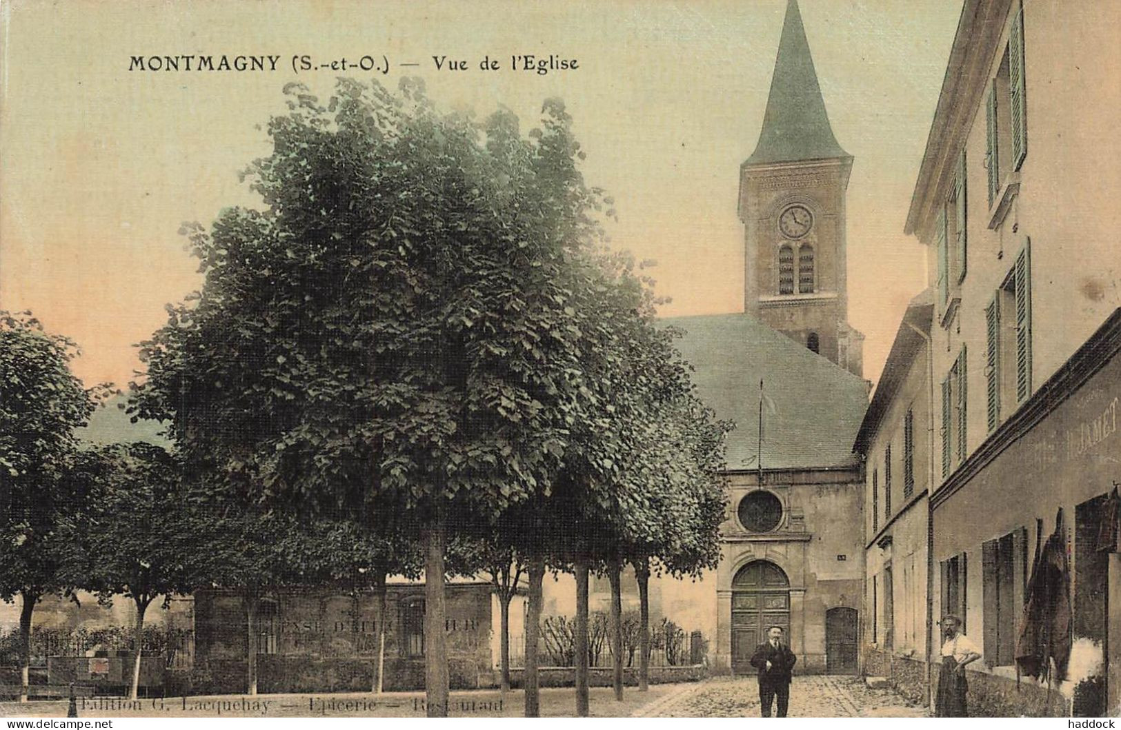 MONTMAGNY : VUE DE L'EGLISE - Montmagny