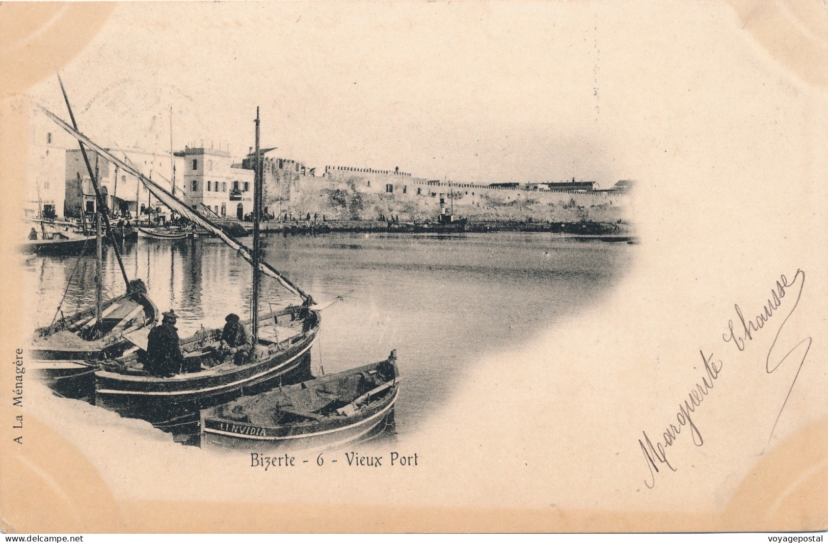 CARTE BIZERTE REGENCE DE TUNIS POUR STRASBOURG ALSACE (ALLEMAGNE) - Lettres & Documents