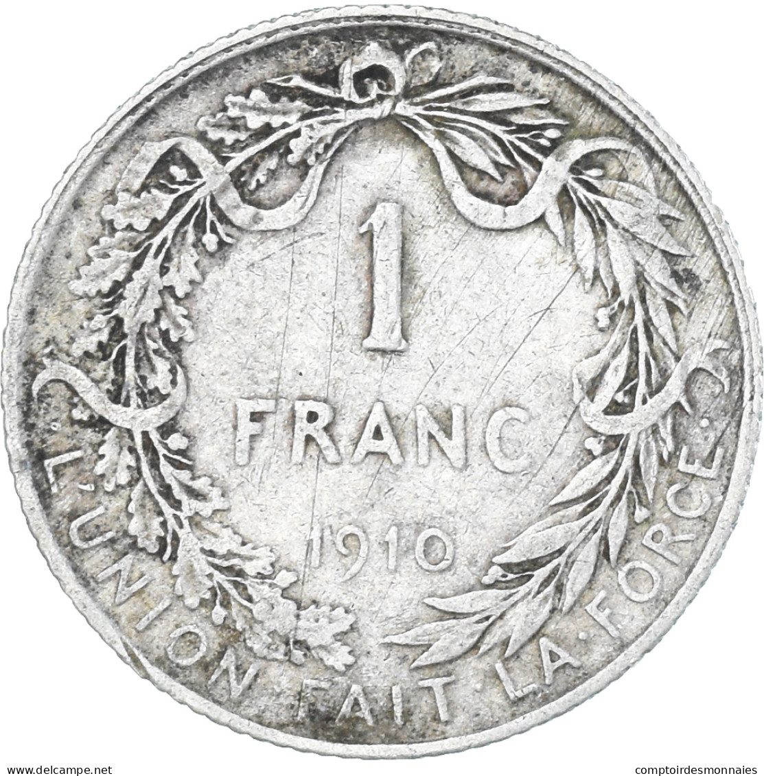 Monnaie, Belgique, Franc, 1910, TTB, Argent, KM:72 - 1 Franco