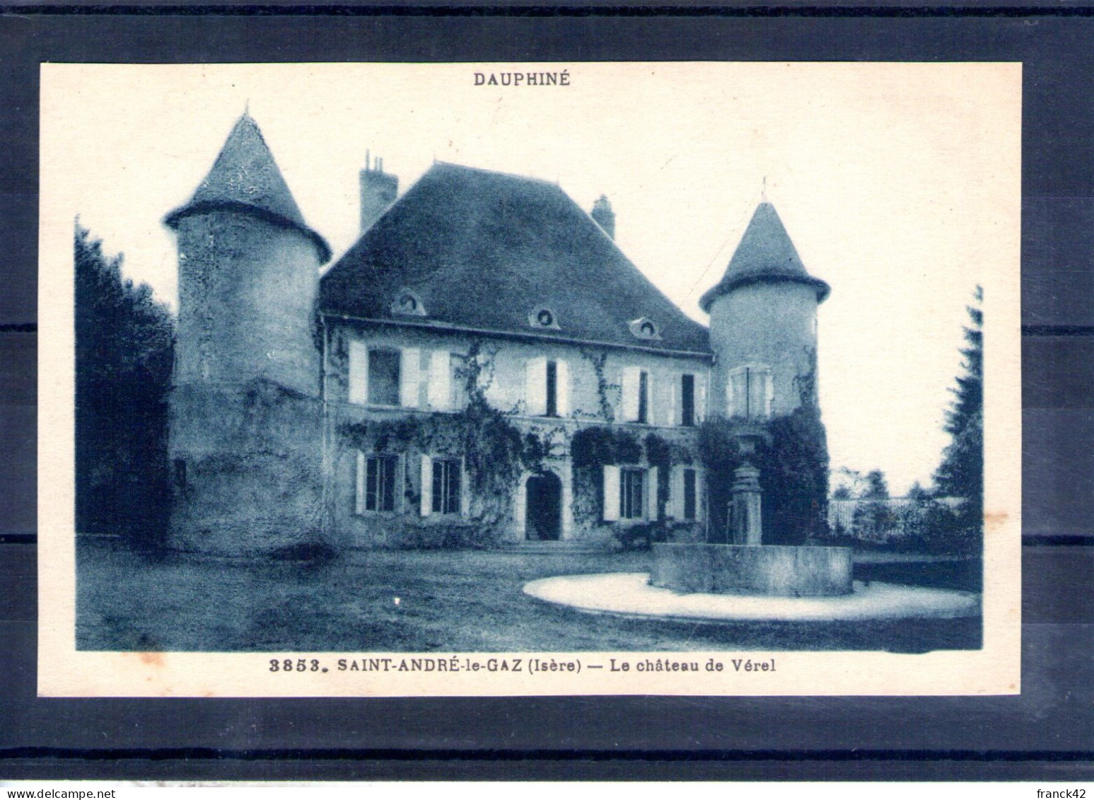 38. Saint André Le Gaz. Le Château De Vérel - Saint-André-le-Gaz