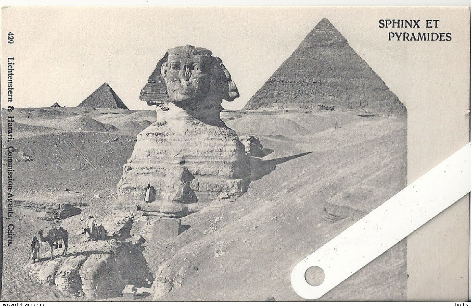 Egypte The Sphinx Et Pyramides, Ed Lichtenstern & Harari 429 - Sfinge