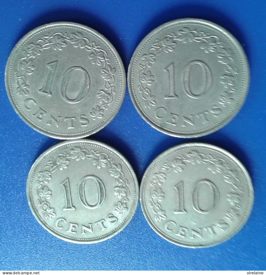 Monnaie, Malte,  10  Cents, 1972, British Royal Mint, Copper-nickel, (B09 10) - Malte