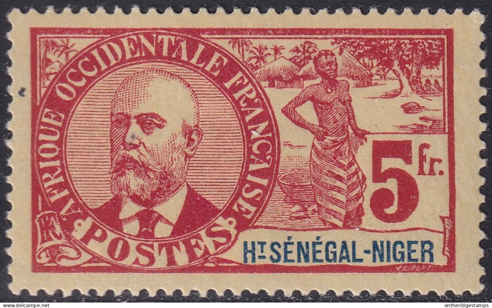Upper Senegal & Niger 1906 Sc 17 Haut Sénégal-Niger Yt 17 MLH* - Unused Stamps