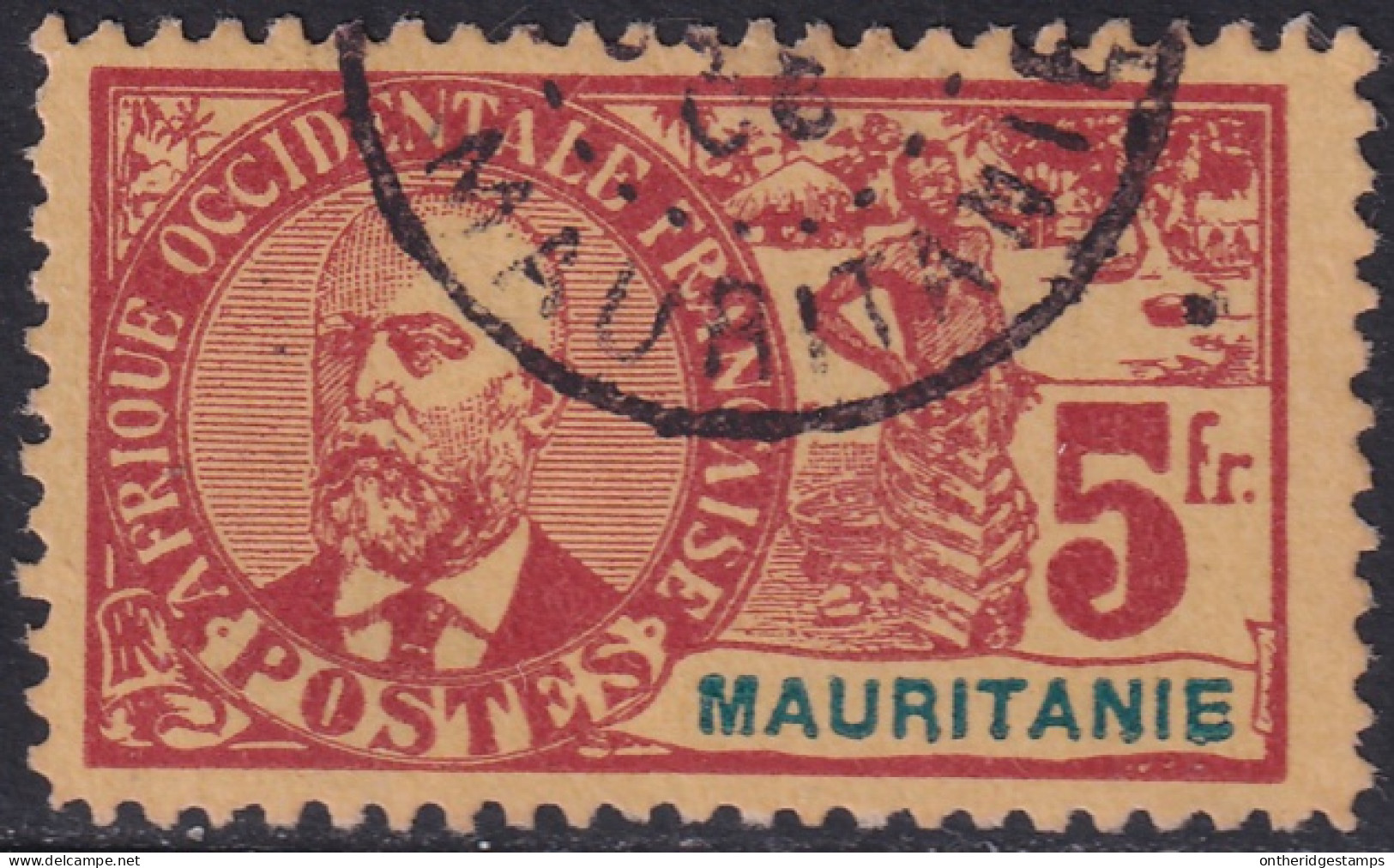 Mauritania 1906 Sc 17 Mauritanie Yt 16 Used Some Toning - Gebraucht