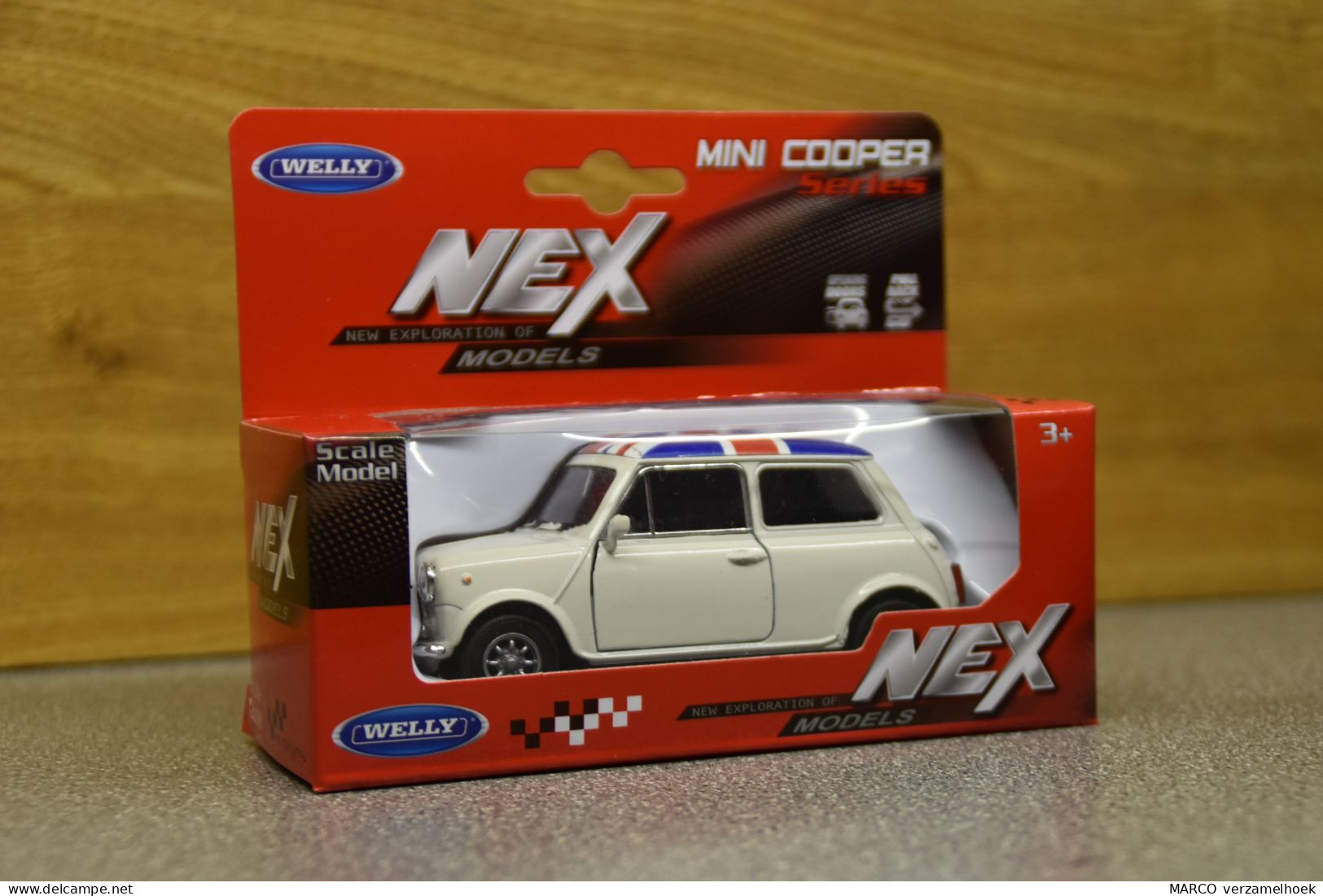 43609U Welly NEX Mini Cooper (english Flag) 1300 Scale 1:43 - Welly