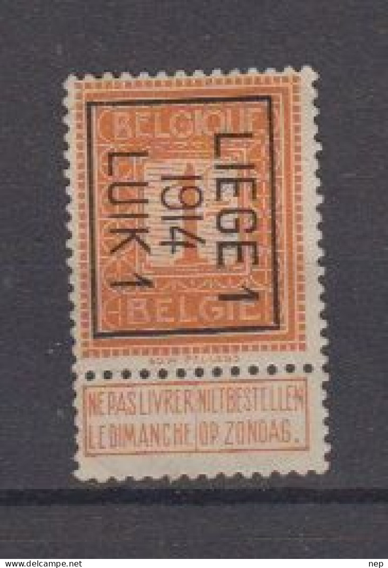 BELGIË - PREO - Nr 48 B  - LUIK1 "1914" LIEGE1 - (*) - Sobreimpresos 1912-14 (Leones)