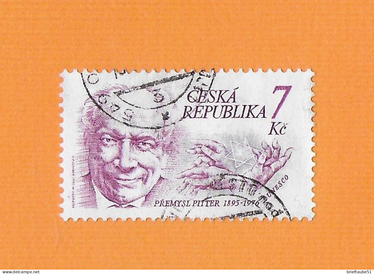 CZECH REPUBLIC 1995 Gestempelt°Used/Bedarf   MiNr. 66  #  Premsyl Pitter  #  Philosoph - Used Stamps