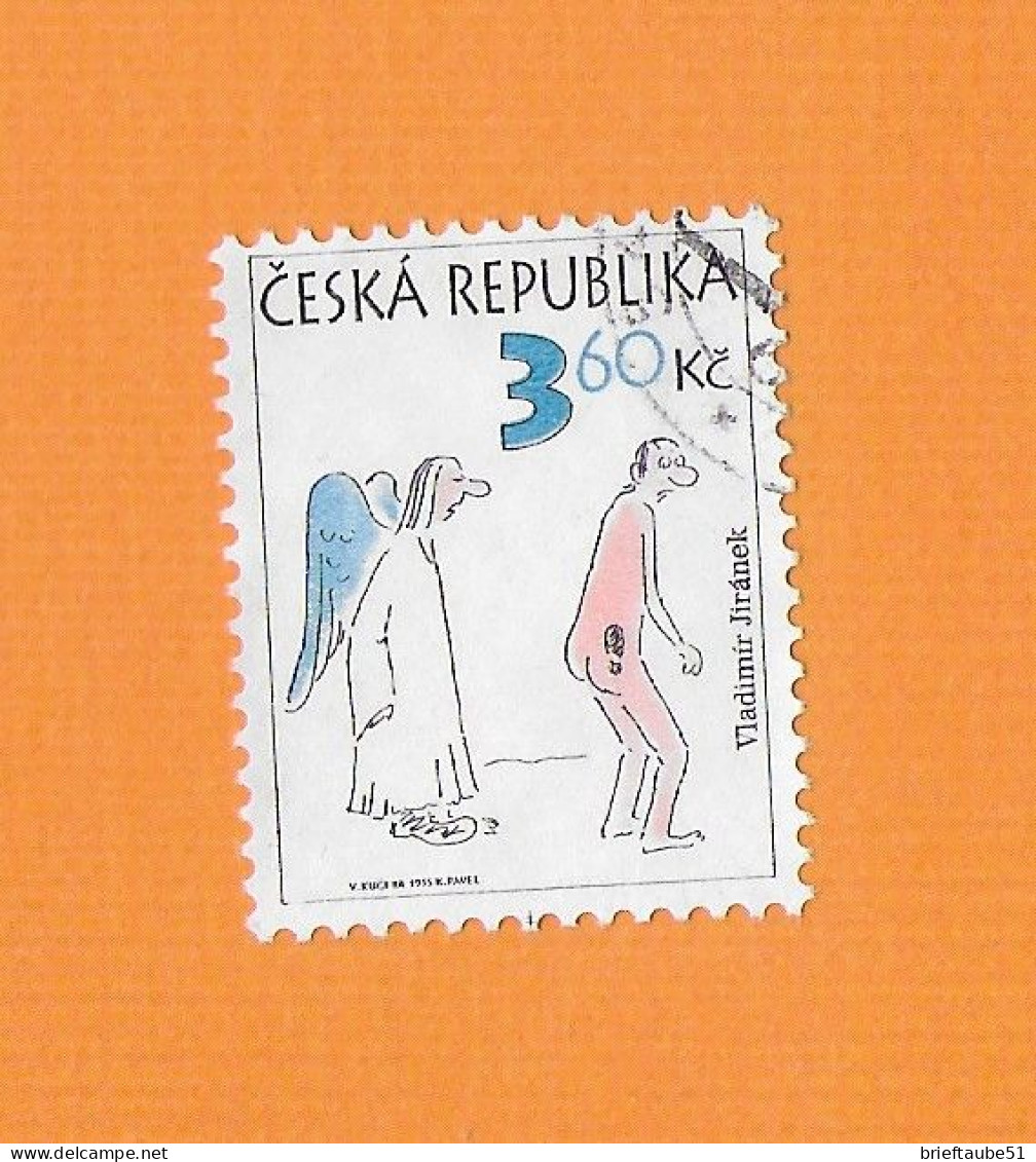 CZECH REPUBLIC 1995 Gestempelt°Used/Bedarf   MiNr. 85  "HUMOR # Streicheleinheit Eine Engels - Used Stamps