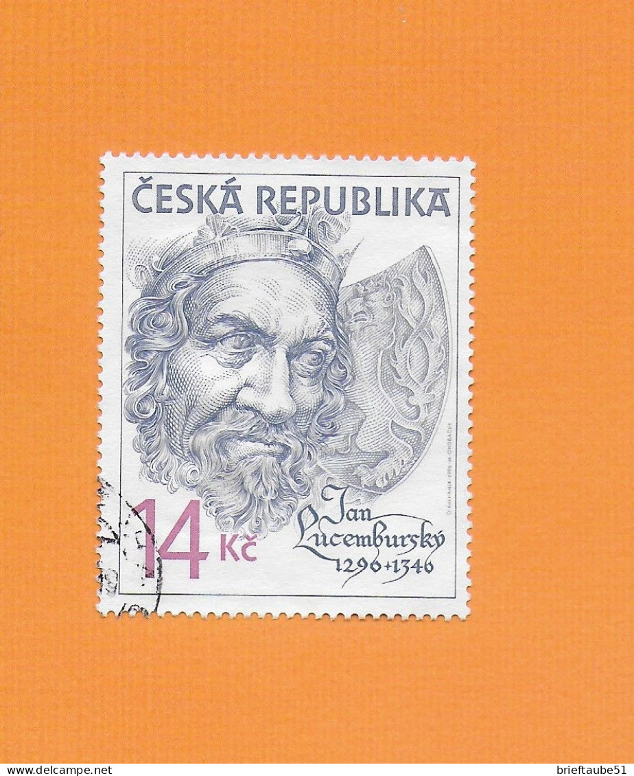 CZECH REPUBLIC 1996 Gestempelt°Used/Bedarf   MiNr. 106  "Dynastie Der Luxemburger: Johannes Von Luxemburg" - Used Stamps