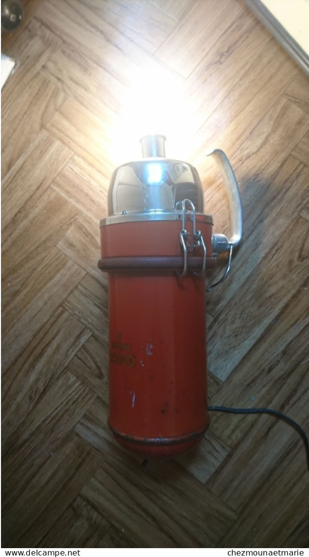 1953 VINTAGE LAMPE ASPIRATEUR MODIFIE SIEMENS RAPID HAUTEUR AVEC AMPOULE 43 CM - Lighting & Lampshades