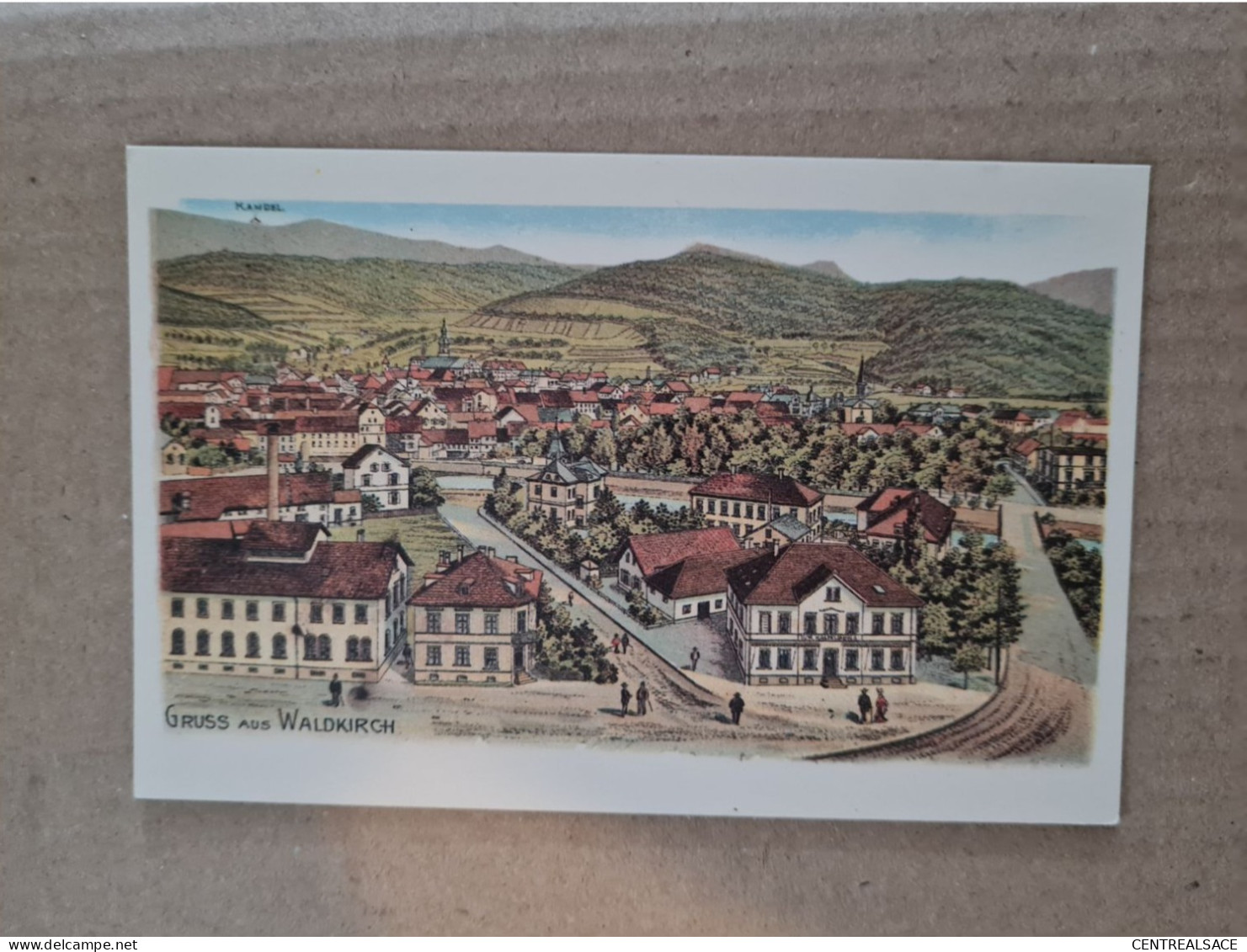 Carte WALDKIRCH REPRO GRUSSS 1882 1982 - Waldkirch