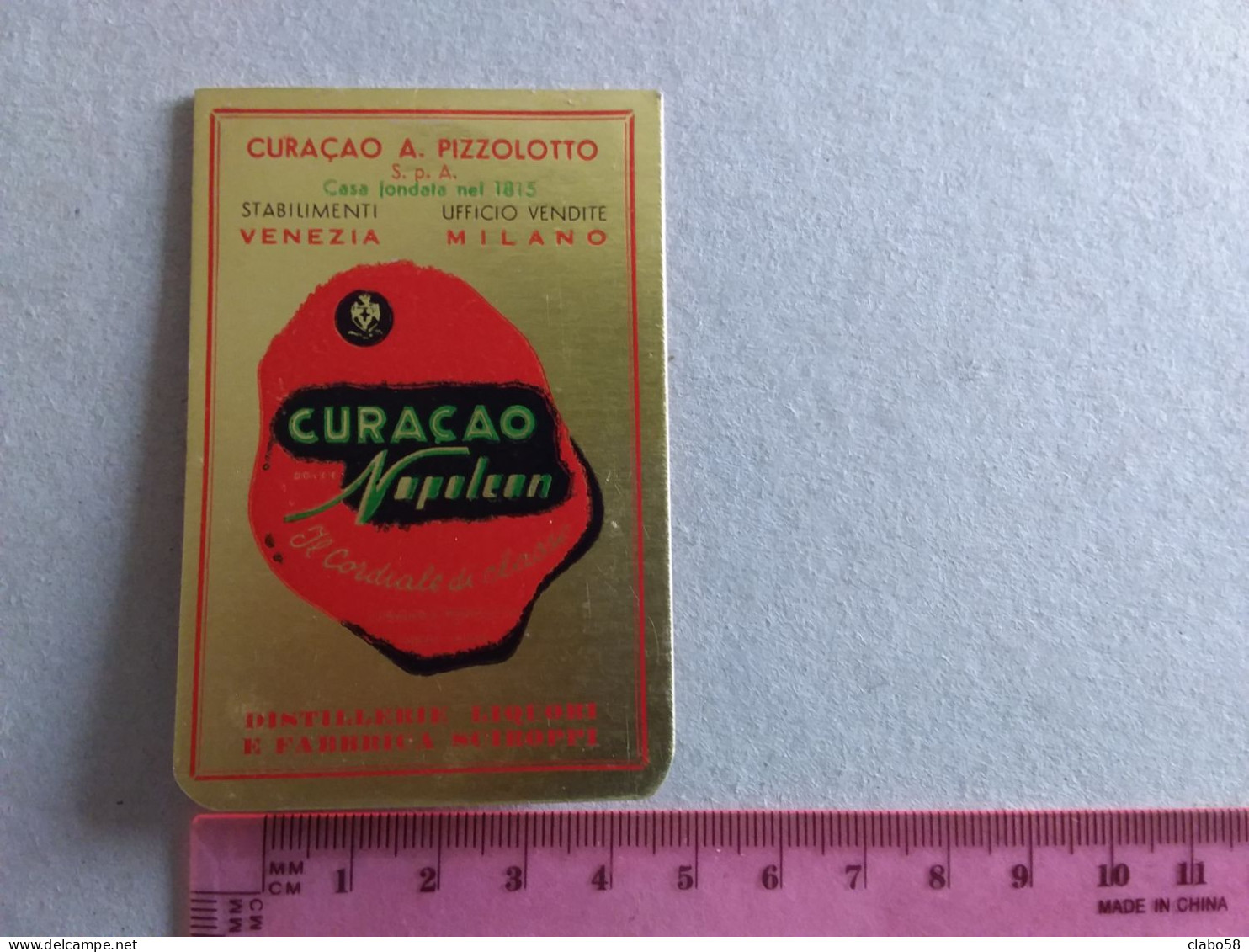 1954 CURACAO NAPOLEON IL CORDIALE DI CLASSE  SAPONE TASCABILE SAFODIK IN FOGLI, DA VIAGGIO, PER PUBBLICITA' - Accessories