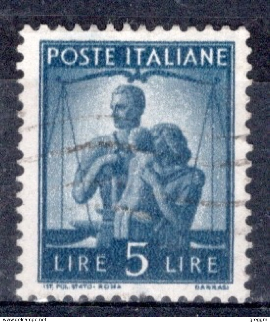 Italy 1945 Single Definitive Stamp In Fine Used - Used