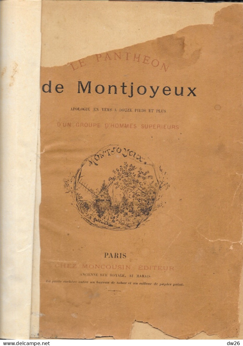 Essai Poétique E.C.: Le Panthéon De Montjoyeux, Avec 9 Illustrations De Rougeron Vignerot Sc - Imp. Crété Corbeil 1889 - Französische Autoren