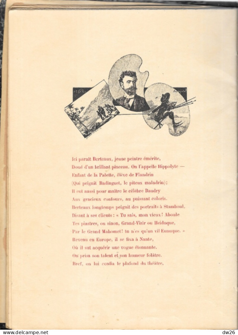 Essai Poétique E.C.: Le Panthéon De Montjoyeux, Avec 9 Illustrations De Rougeron Vignerot Sc - Imp. Crété Corbeil 1889 - French Authors