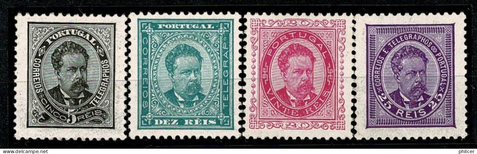 Portugal, 1884/7, # 60/3 Dent. 11 3/4, MH - Nuovi