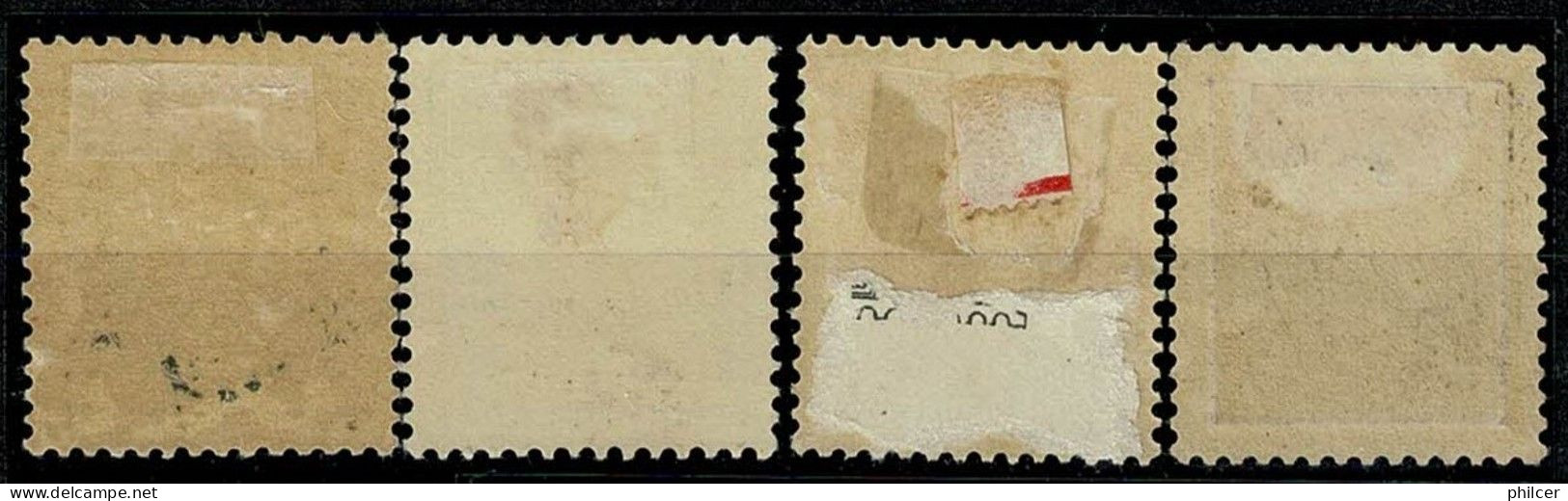 Portugal, 1884/7, # 60/3 Dent. 11 3/4, MH - Unused Stamps
