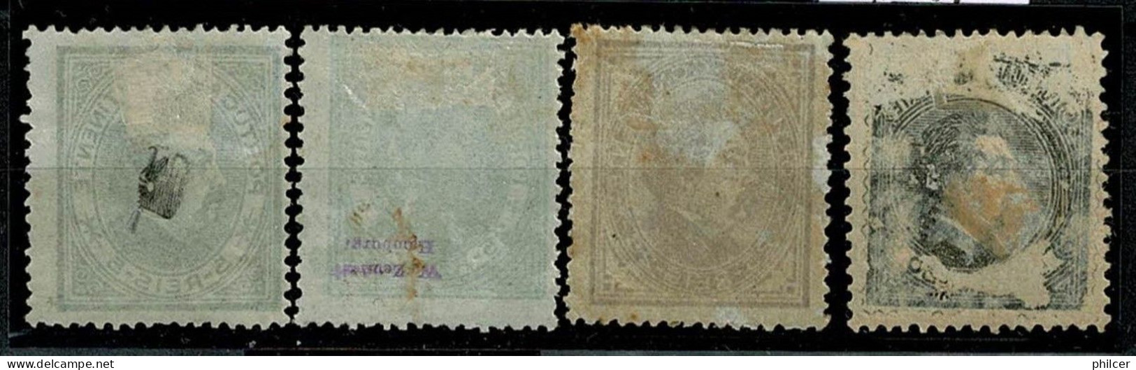 Portugal, 1880/1, # 52/5, MNG - Ungebraucht