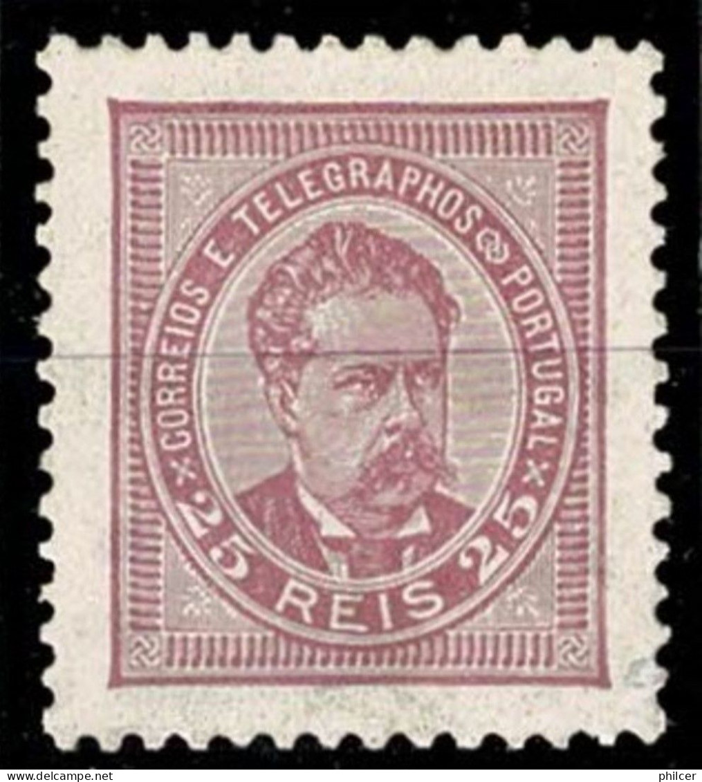 Portugal, 1884/7, # 63 Dent. 11 3/4, MH - Ongebruikt