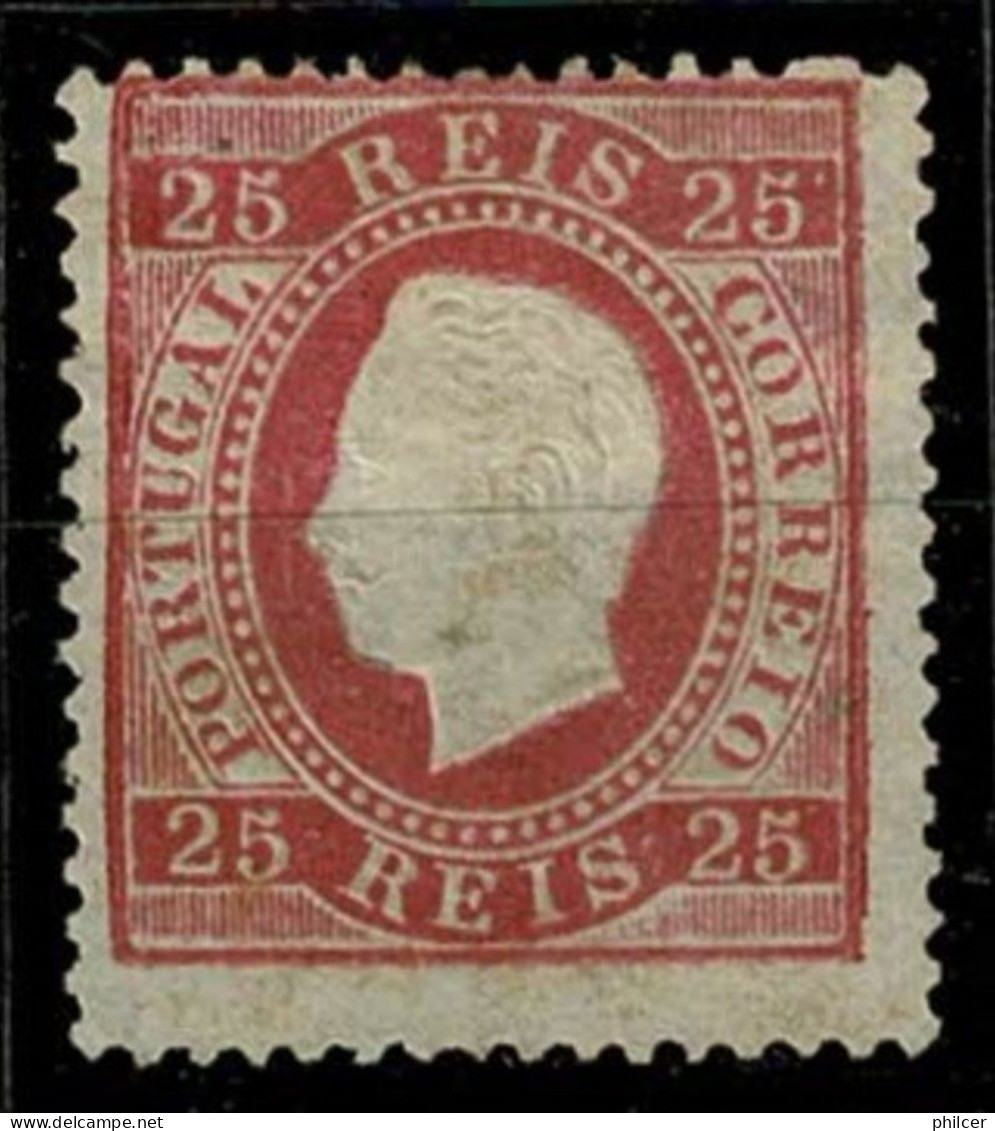 Portugal, 1870/6, # 40af Dent. 13 1/2, Tipo XIV, MNG - Neufs