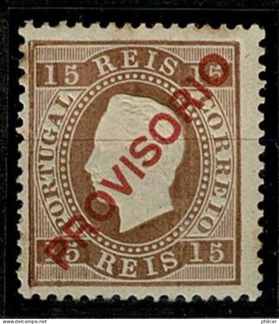 Portugal, 1892/3, # 84d Dent. 12 3/4, Papel Liso, MH - Ungebraucht