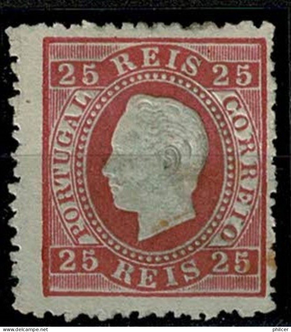 Portugal, 1870/6, # 40l Dent. 12 3/4, Tipo XIII, MNG - Ongebruikt
