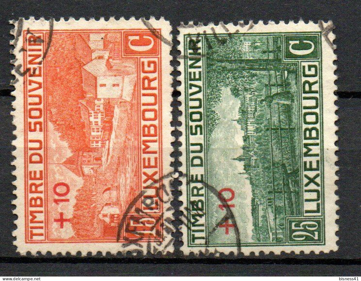 Col33 Luxembourg 1921 N° 138 & 139 Oblitéré  Cote : 7,50 € - Used Stamps